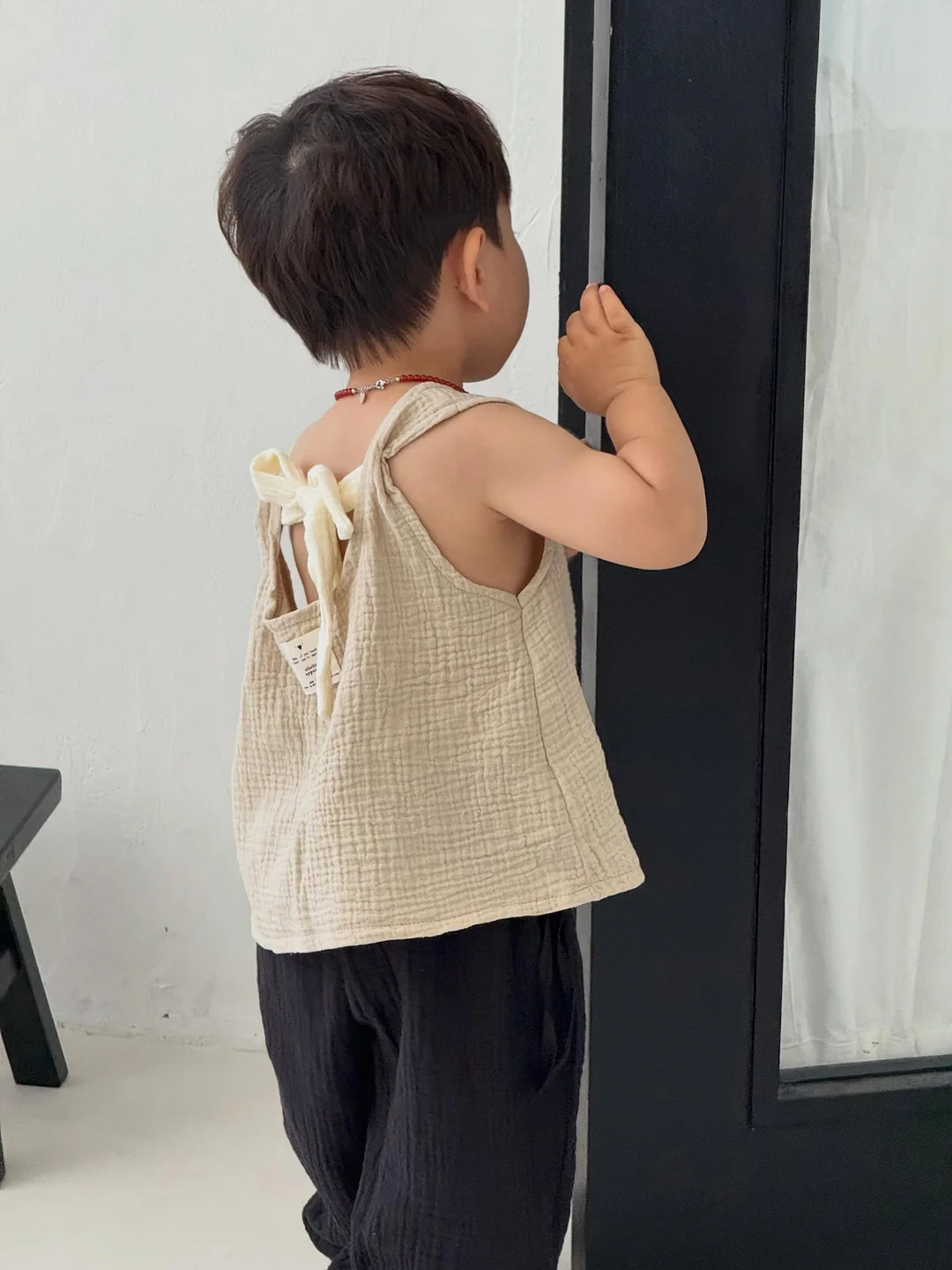 올데이 버튼 단가라 민소매 3