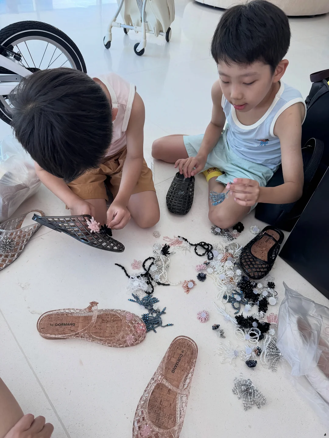 오로라피자+키캡+곰돌이음료 만들기 클래스 1