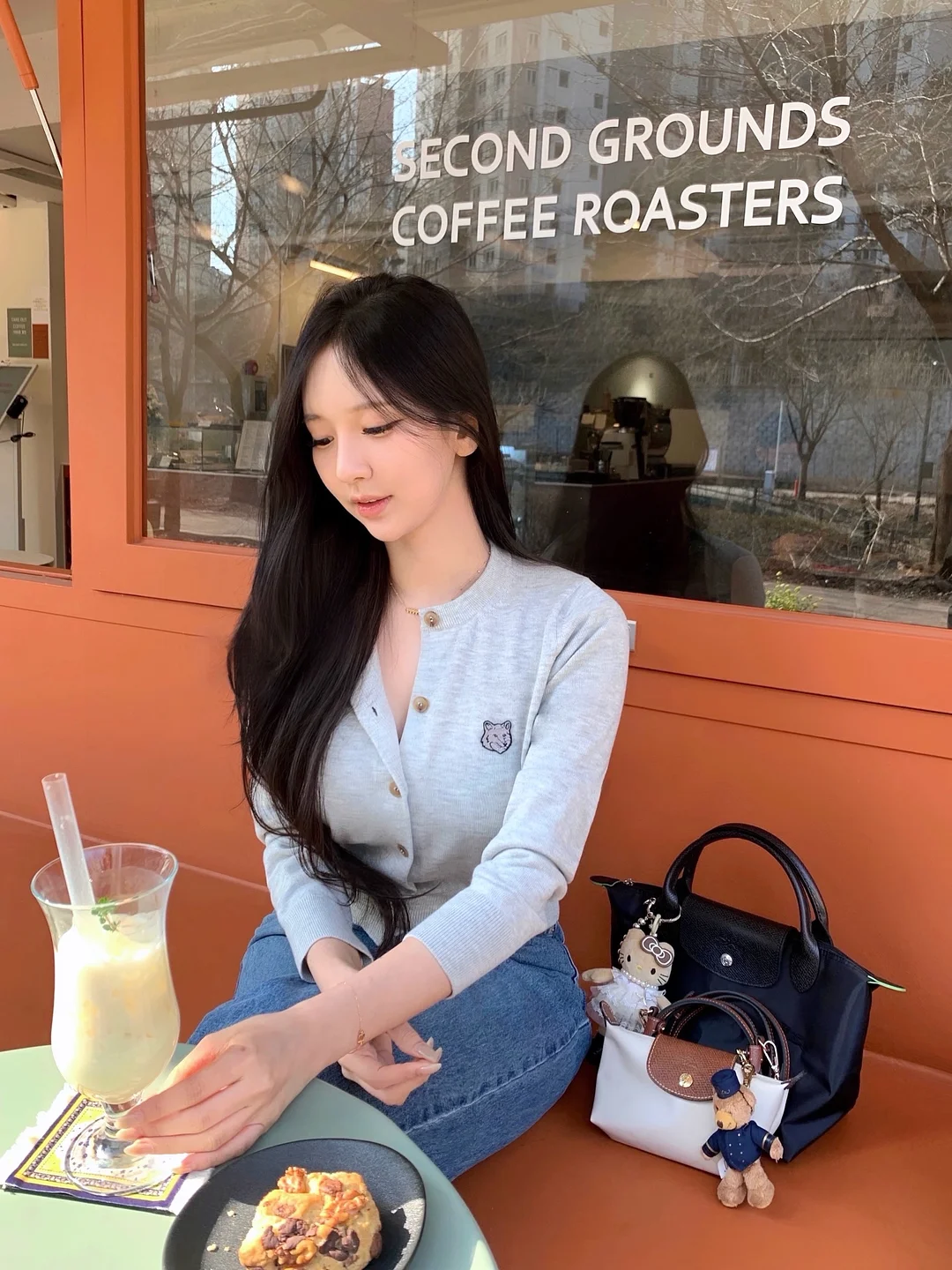 노프 메쉬 슬리브리스 드레스 6