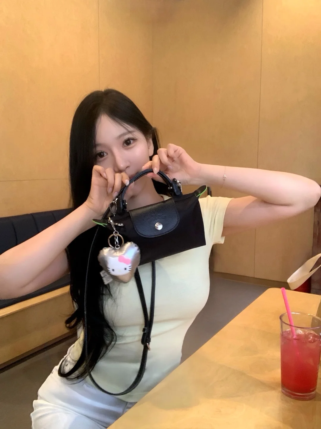 노프 메쉬 슬리브리스 드레스 7