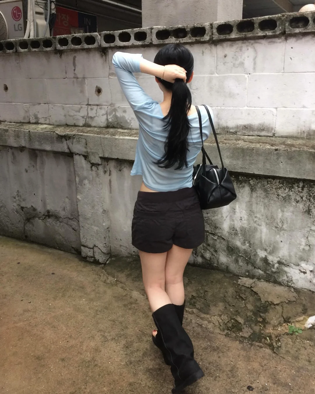구찌 GG 로고 헤어밴드 5