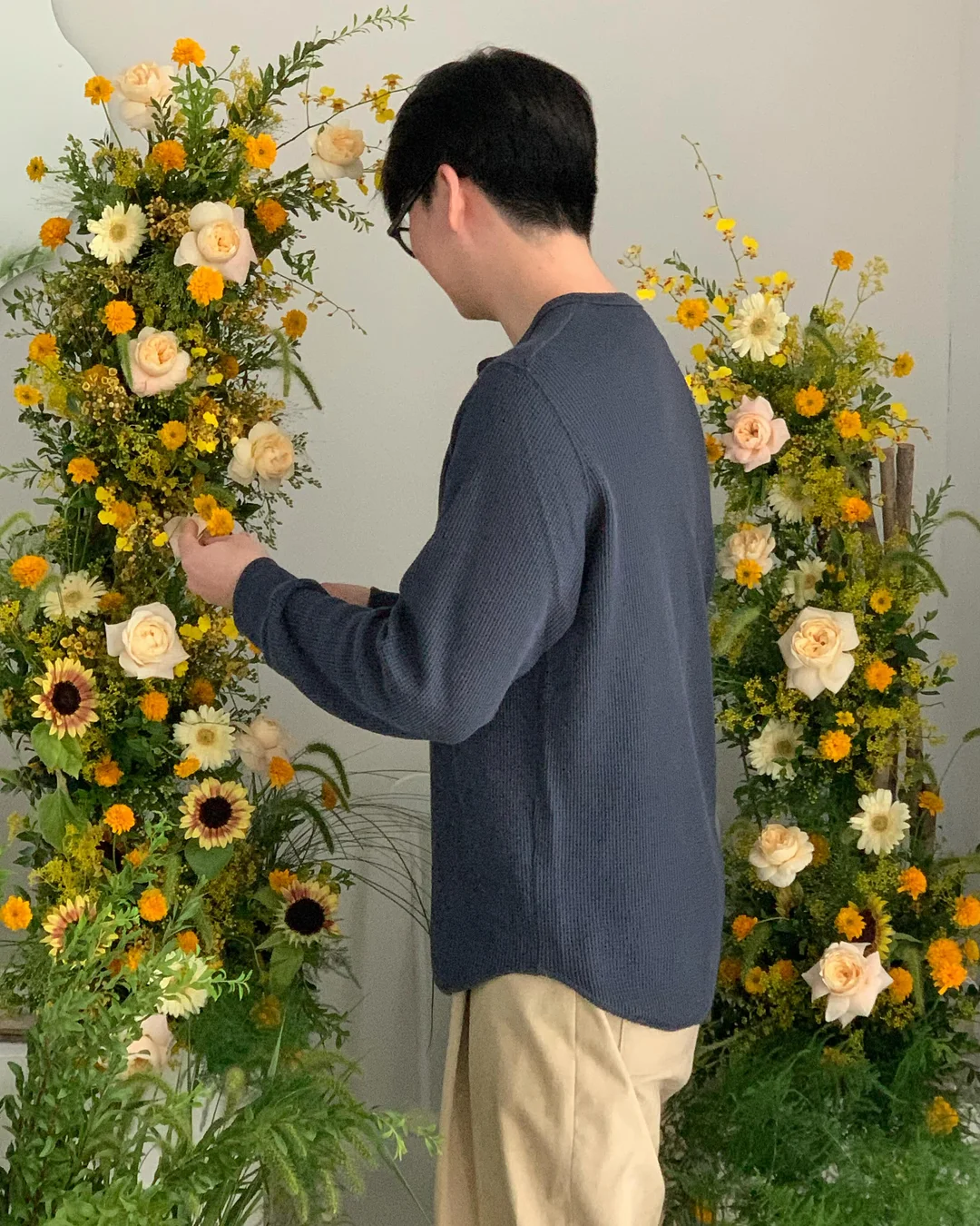 봄 풍경 도안 4