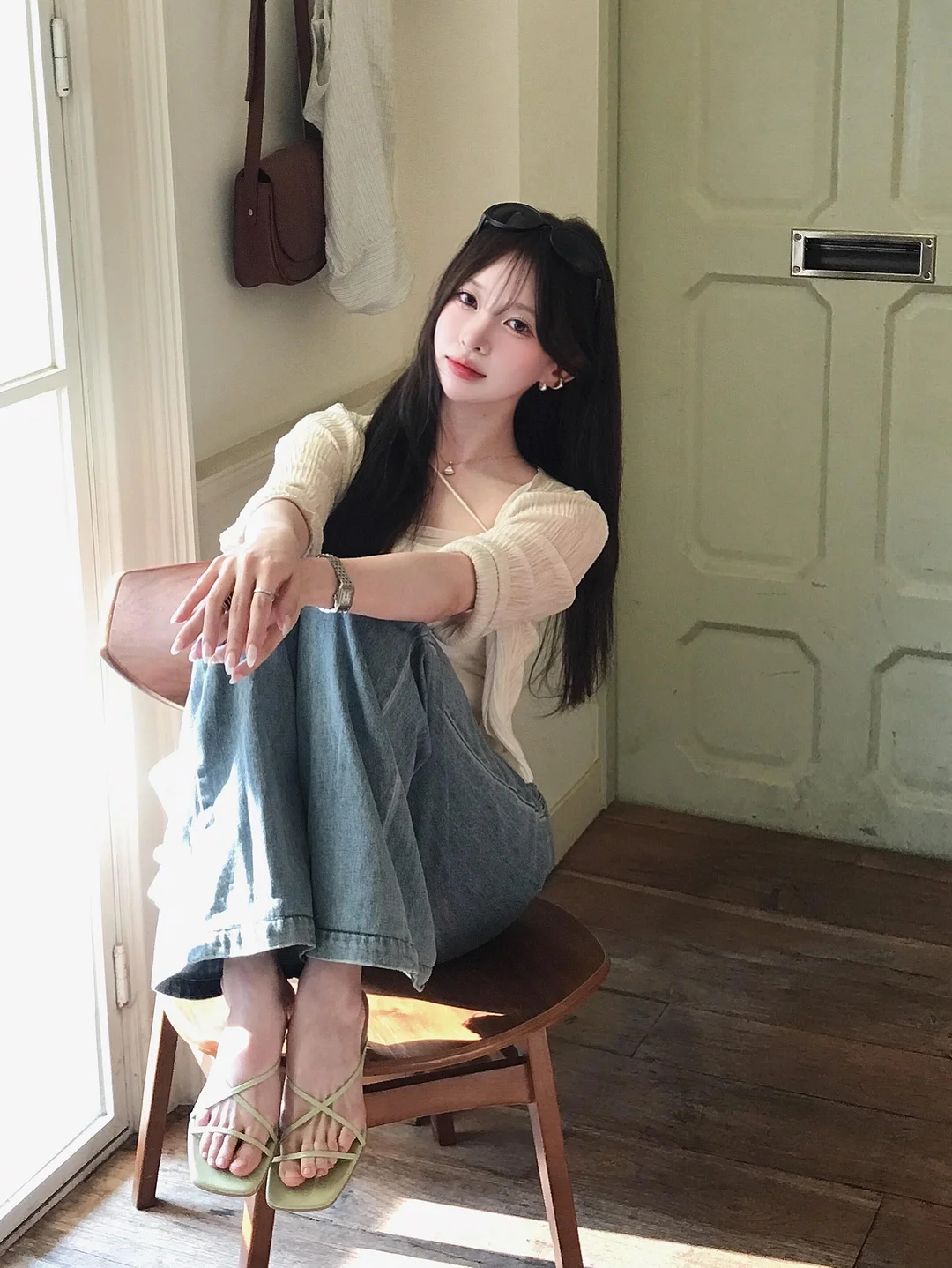고고싱 절개 벌룬핏 코튼 팬츠 2
