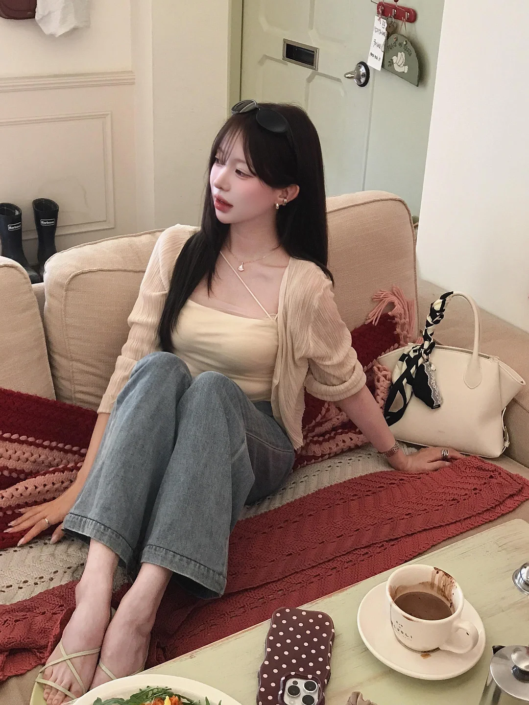 고고싱 절개 벌룬핏 코튼 팬츠 3