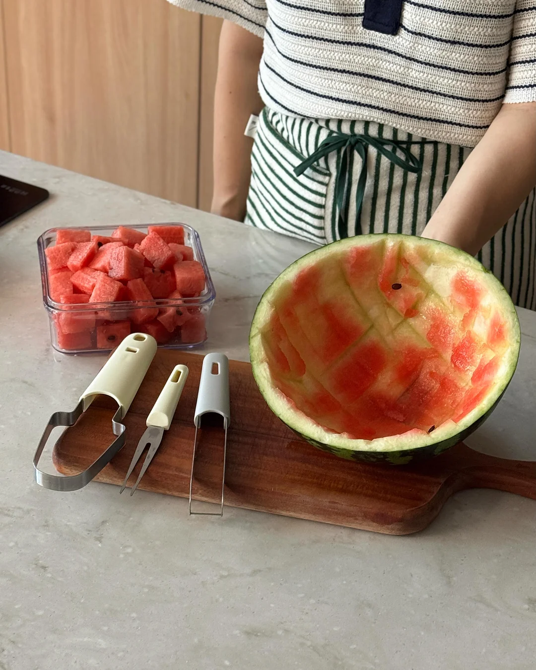화이트 데님 롱기장 6