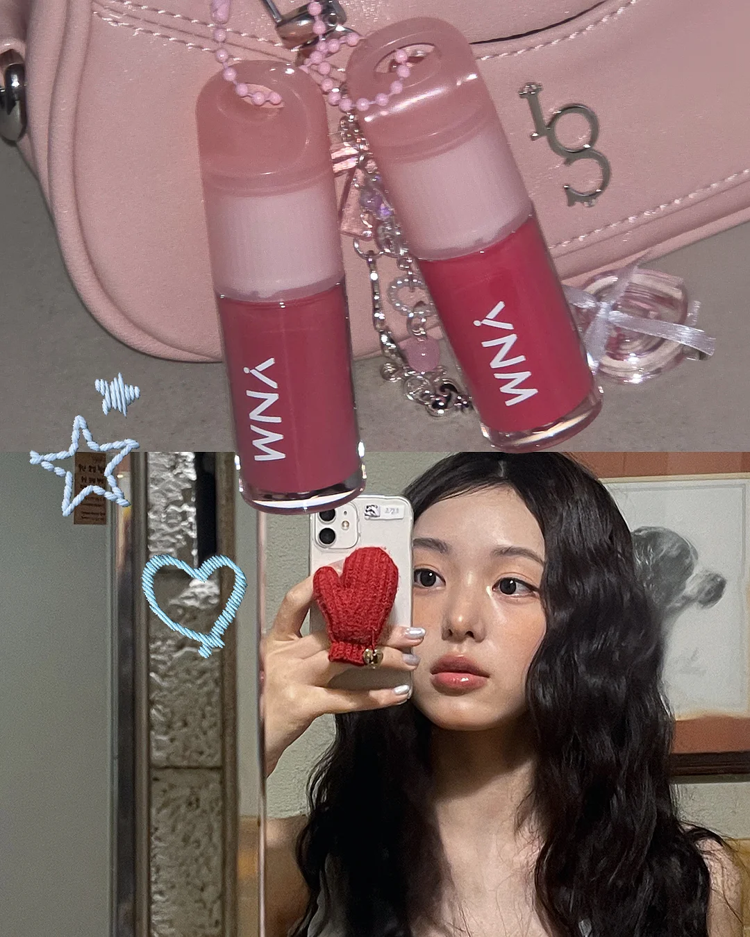 레이스 키나 반팔 스트링 블라우스 1