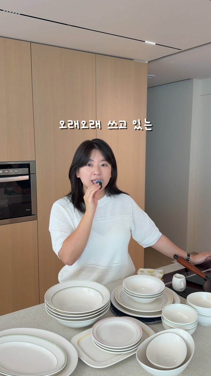 사각 용기 원형 접시 수박 단면 재사용 커버