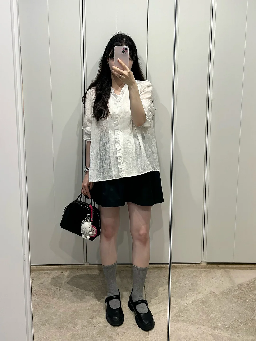 오벌 링크 라운드 링크 체인 목걸이 1