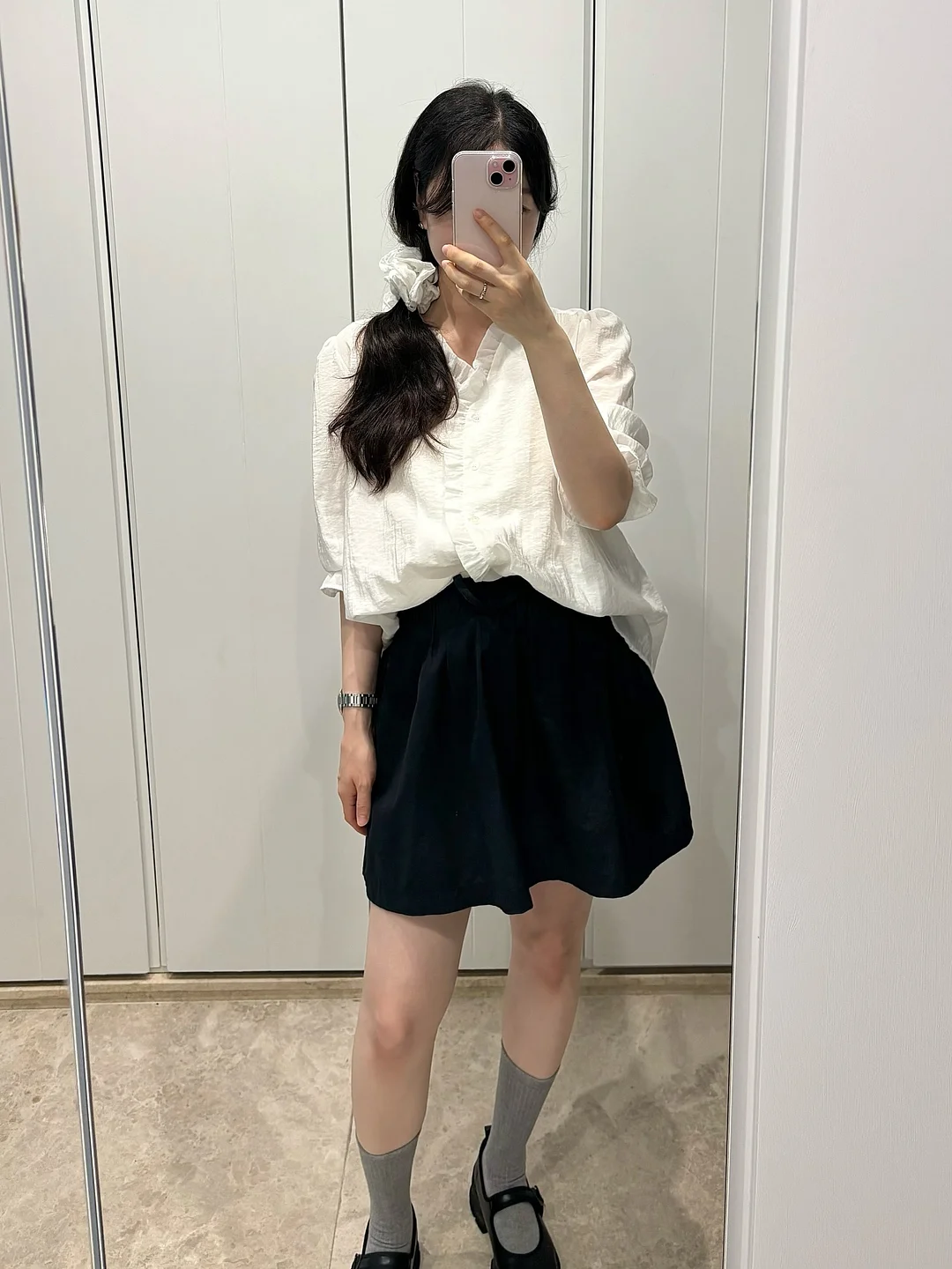오벌 링크 라운드 링크 체인 목걸이 3