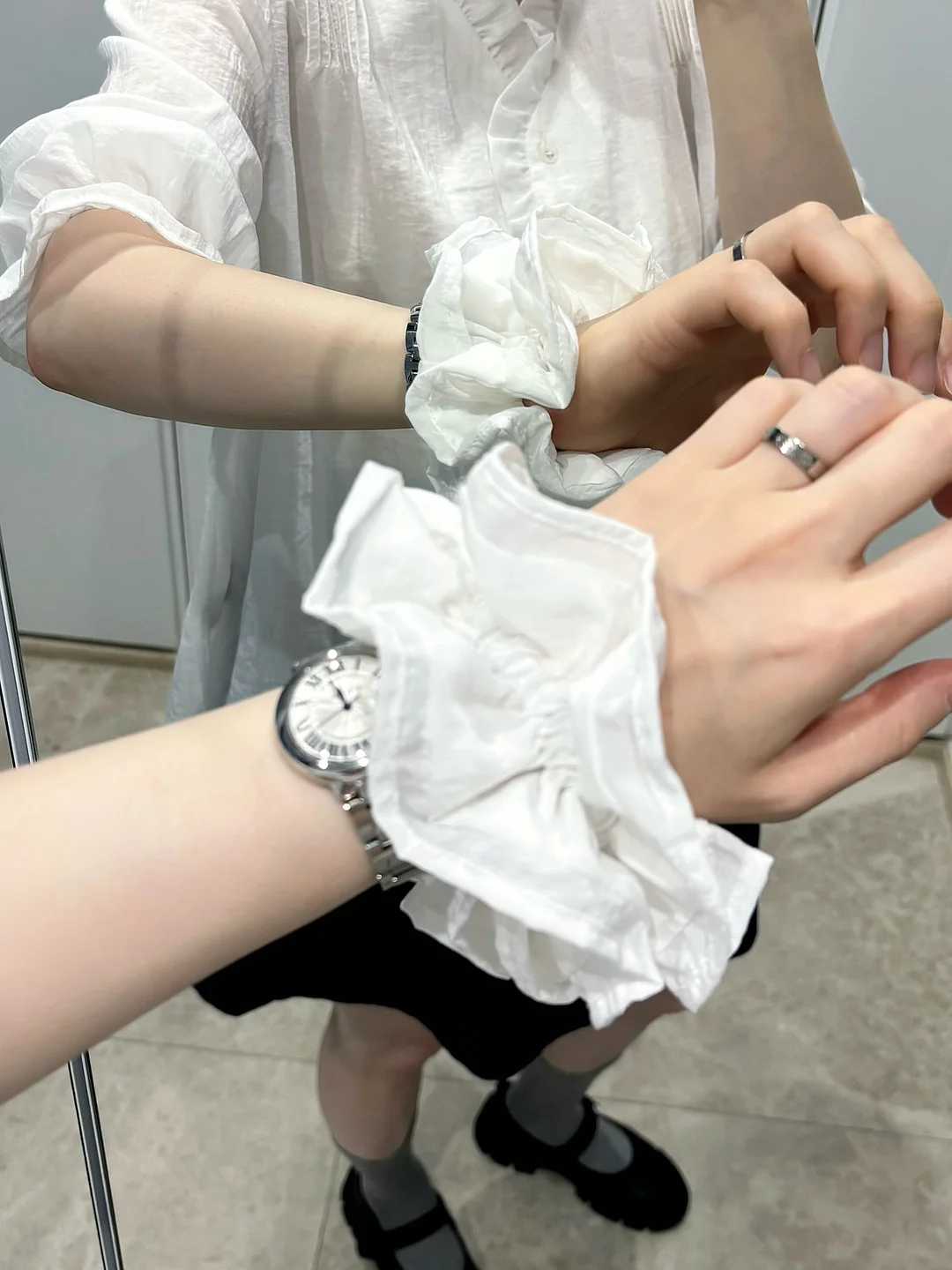 오벌 링크 라운드 링크 체인 목걸이 9