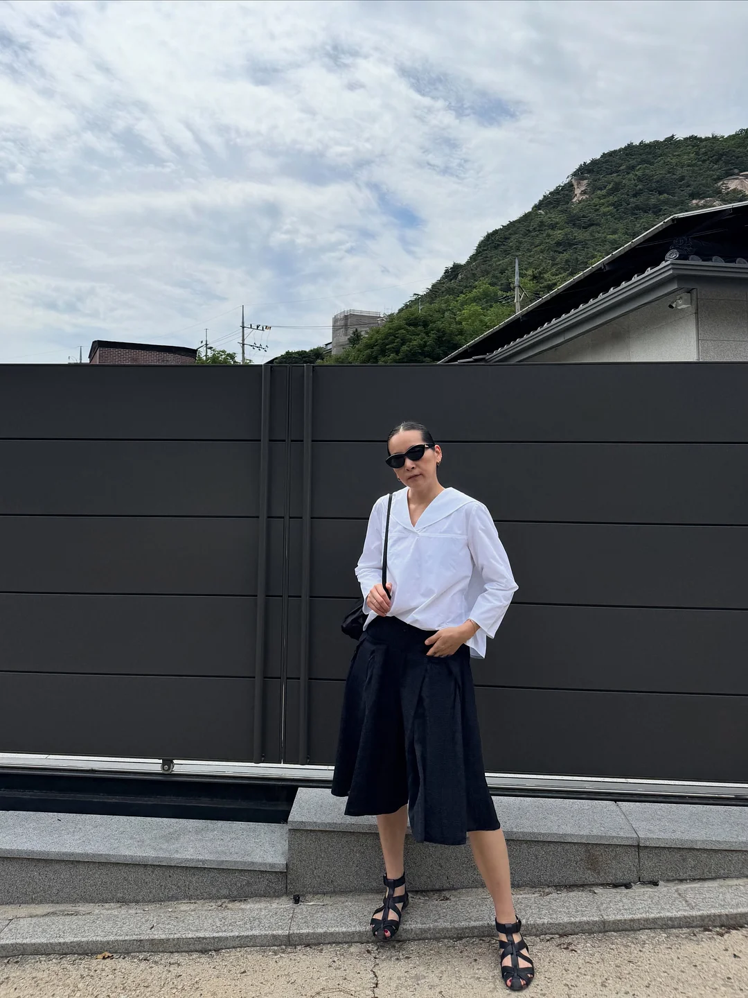 초록잎을 문 뱁새 북마크 도안 2