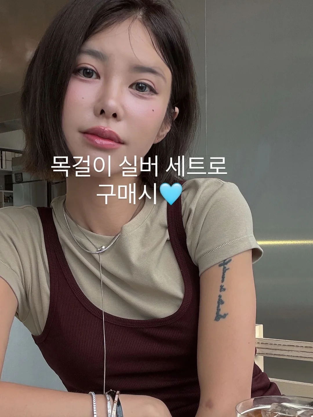 타월톡톡 시크라인 세면타월 & 무지 호텔수건 1