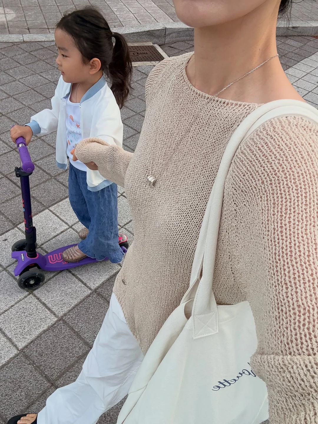 다이아퀄팅 스트레이트 데님팬츠 14